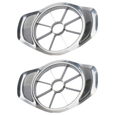 Cuteme 不鏽鋼蘋果切割器 MP425, 銀色, 2個