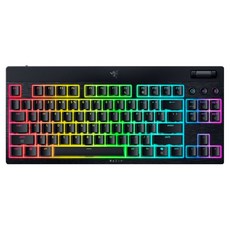 RAZER 雷蛇 BlackWidow V4 Low profile TKL HyperSpeed Orange US, 黑色, RZ03-0545, 製造商軸