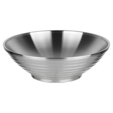 plala 雙層波浪不鏽鋼碗 30cm, 銀色, 1個