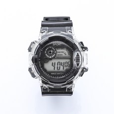 Soyo Sanghoe 簡約粉彩防水軍用運動手錶, 黑色, 1個