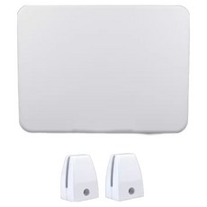 엑스터 다용도 독서실 학원 공부 흰색 칸막이 책상가림판 플랫 클립, 1개