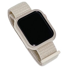 Apple Watch替換金屬邊框保護殼, 星光色, 1個