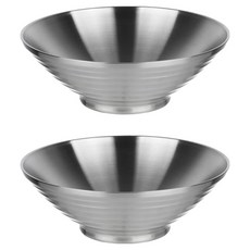 plala 雙層波浪不鏽鋼碗 24cm, 銀色, 2個