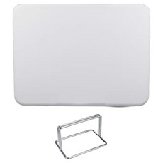 엑스터 다용도 독서실 학원 공부 흰색 칸막이 책상가림판 메탈 거치대, 1개