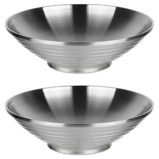 plala 雙波浪不鏽鋼碗 33cm, 銀色, 2個