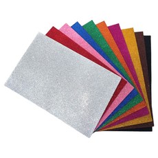 莫迪安 亮片毛氈不織布 10色組 無背膠款, 1套, 混合色