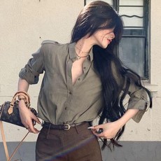 Awesomeful 女款 Roverni 捲袖長袖襯衫 A25FST081902