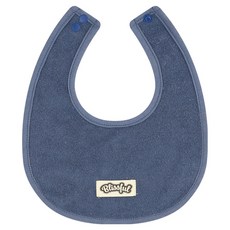 MilkBaby 아동용 플레어 아기턱받이 침받이 Bib FREE, 블루, 1개