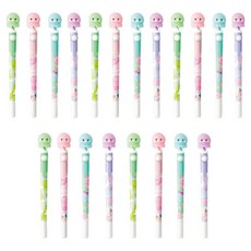 旋轉章魚原子筆 0.38mm, 混色, 20個
