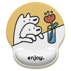 Daon 方便易用護腕滑鼠墊 230 x 253 x 25 mm, TYPE 9, 1個