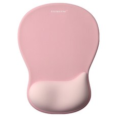 쿠슝 손목 보호 받침대 마우스 패드 DOW177, 1 소프트 핑크, 1개