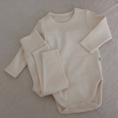 PEEKABOO 修身厚款小鹿套裝 長袖 + 長褲套組