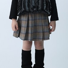 curlysue 格紋百褶裙 C243SK201P
