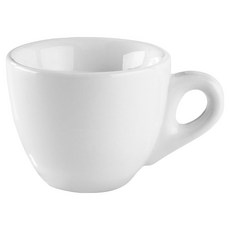 pulsiva Nissa瓷製濃縮咖啡杯 70ml, 1個, 白色