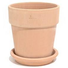 Garden in the City 義大利陶盆 Vaso Alto Arena 含底盤套組, 1套, 單一顏色