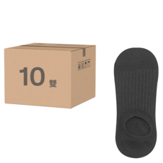 Izileg 女款棉質加厚羅紋船型襪 10雙