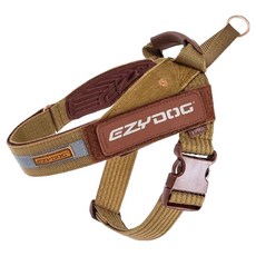 EZYDOG EXPRESS 秒穿胸背帶燈芯絨 T, 土黃色, 1個