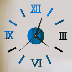 굿즈틱스 무타공 벽시계, 블루