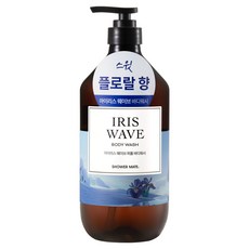 샤워메이트 로얄 모이스처 퍼퓸 블루밍 아이리스 웨이브 바디워시, 1L, 1개