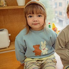 삠뽀요 프렌즈 맨투맨 티셔츠 OLTCT10