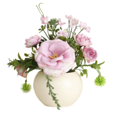 힘룸 室內裝飾效果花瓶 款式56, 混合色