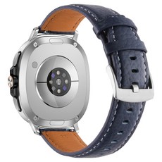 HAMATE 柔軟皮革錶帶, 1個, 海軍藍