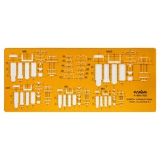 KORING 樣板連接螺絲型板 K-850700, 1個