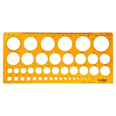 코링 템플레이트 원형정규 K-1010, 1개