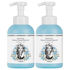 vuca 經典深層保濕泡沫洗手乳 寶寶爽身粉香, 510毫升, 2個