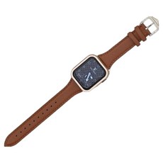 우먼스9999 스마트워치 모던 가죽 밴드 스트랩 38 / 40 / 41 / 42mm, 포브