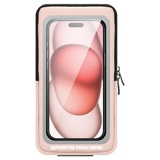 Parajuni 跑步運動手腕手臂手機收納包 HJ0543, 1個, 粉紅色