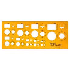 코링 템플레이트 내부육각원통나사용형판 K-850704, 1개