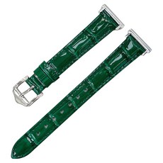 w9999 Galaxy Watch 亮面墨綠錶帶, 1個, 綠色