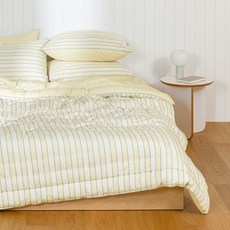 親膚薄被, 奶油黃 + 藍色