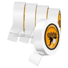 글루몬 자국없는 초강력 실리콘 클리어 겔 나노 양면 테이프 24mm x 2m, 5개