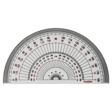코링 템플레이트 반원분도기 K-1500, 1개 1개