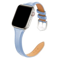w9999 智慧手錶現代皮革錶帶 38 / 40 / 41 / 42mm, 法式白, 1個