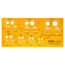 KORING 模板螺栓螺帽標準 K-850698, 1個, 混合顏色