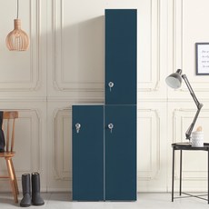 가구의가치 분리형 상부장 일반볼키 캐비닛, 파스텔청록, 1단