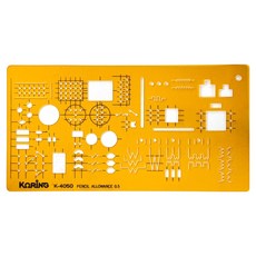 KORING 正規電機電子模板 K-4050, 1個