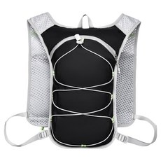 Parajuni 多功能馬拉松跑步戶外運動後背包 HJ0539, 1個, 黑色