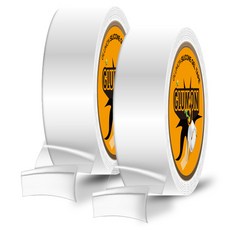 Gluemon 無痕超強力矽膠透明凝膠奈米雙面膠帶 24mm x 3m, 2個