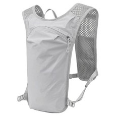 soonZAM 透氣運動補水背心式背包, 1個, 灰色