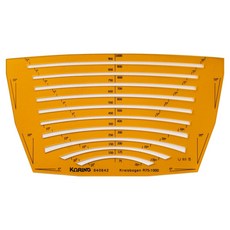 KORING 弧形標準模板 K-840642, 1個