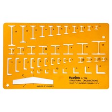 코링 템플레이트 토목정규 K-702, 1개