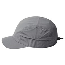 Double T 大尺碼跑步短簷帽, 1個, 深灰色