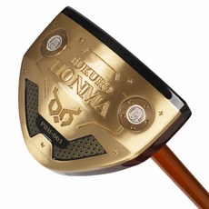BUKURO HONMA 柿木 4星 公園高爾夫球桿 左手用 金色 850mm B4FUCE01, 90度