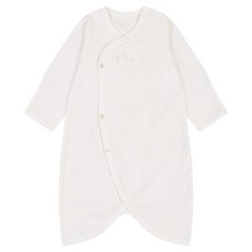 ETTOI 亨利新生兒睡袍, 象牙白