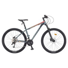 스마트 테트라5XX MTB 알루미늄 디스크 브레이크 14.4kg 신장 165cm~175cm 방문설치, 다크 실버 무광, 180cm, 1개