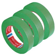 다다 칼라 종이 디자인 마스킹 테이프 20mm x 15m, 그린, 3개